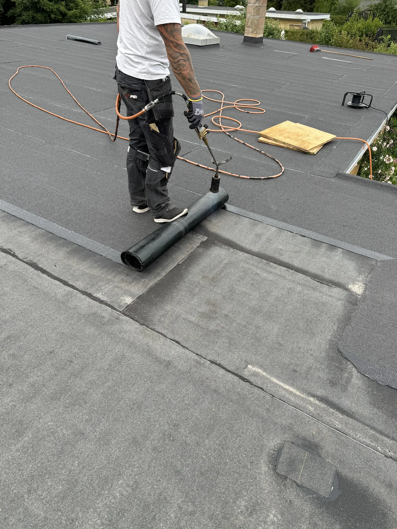 Nyt tagpaptag på Greve